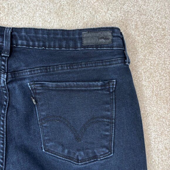 Levi's Black Label Legging Dark Wash Jeans Size 14 W32 L 32 - Picture 4 of 10